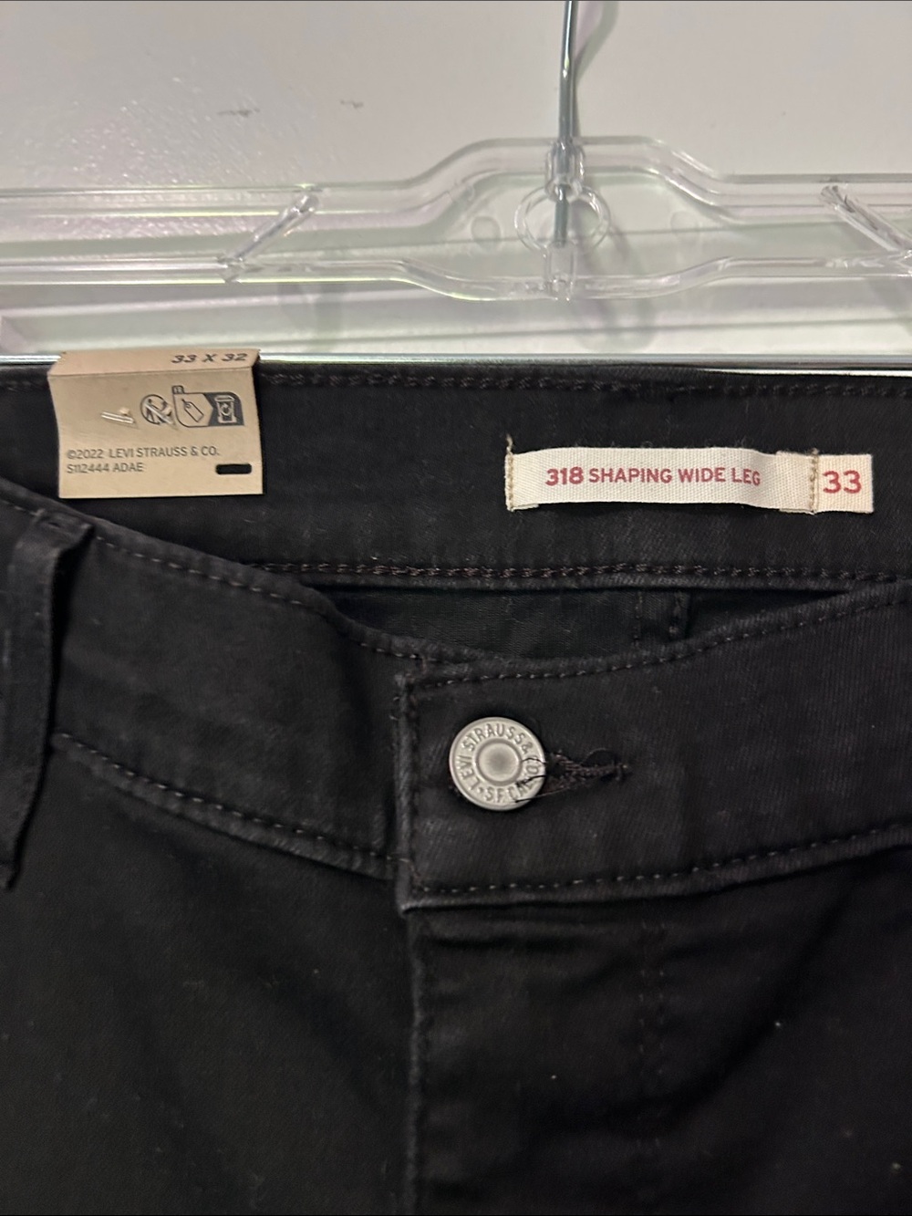 Levi's Black Wide-Leg Women's Jeans - Picture 5 of 6